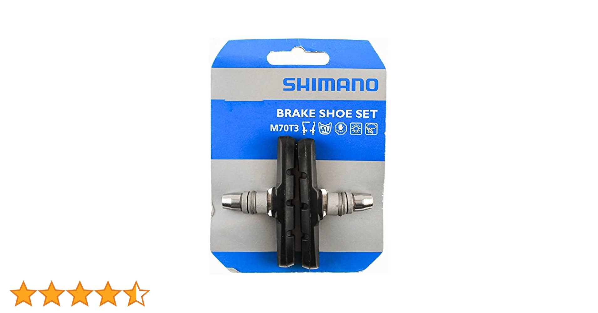 Amazon | Shimano LX/DX M70T3 V-brake Shoe Set by Shimano